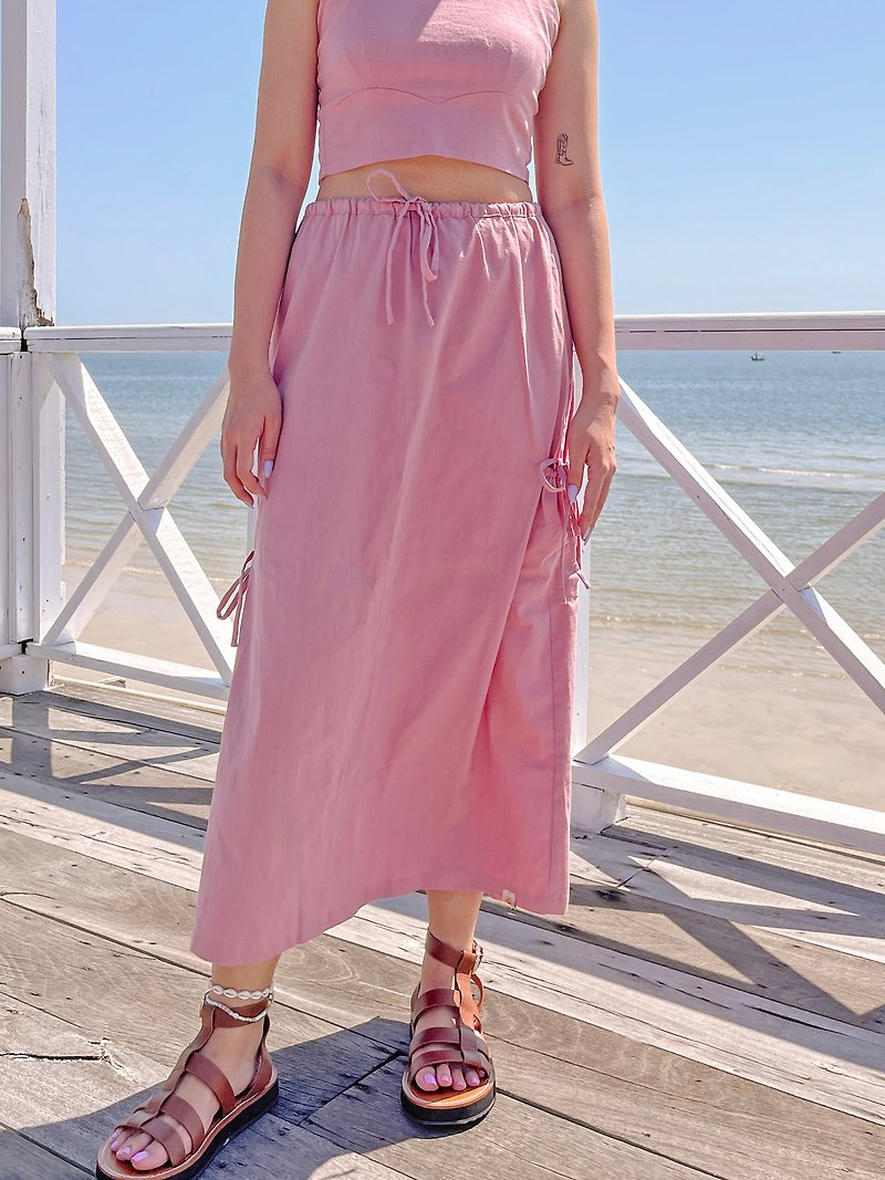オリビア ローライズ スカート - スカート - フラックス ピンク