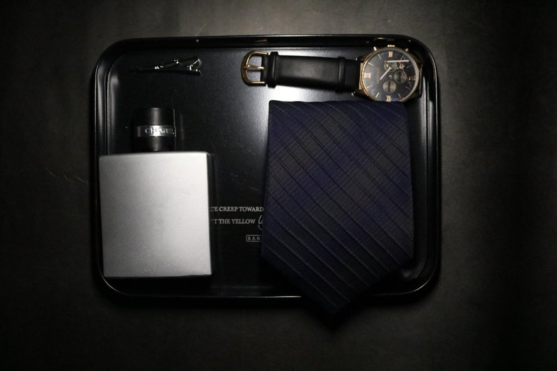 紫色暗條紋領帶真絲時尚商務男necktie - 領帶/領帶夾 - 絲．絹 多色