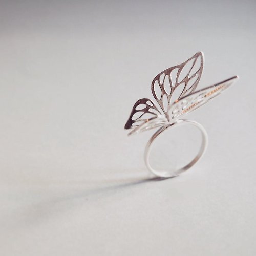flowjewelry Butterfly ring wing