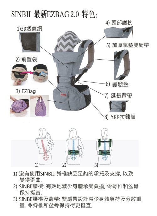 Sinbii store baby carrier