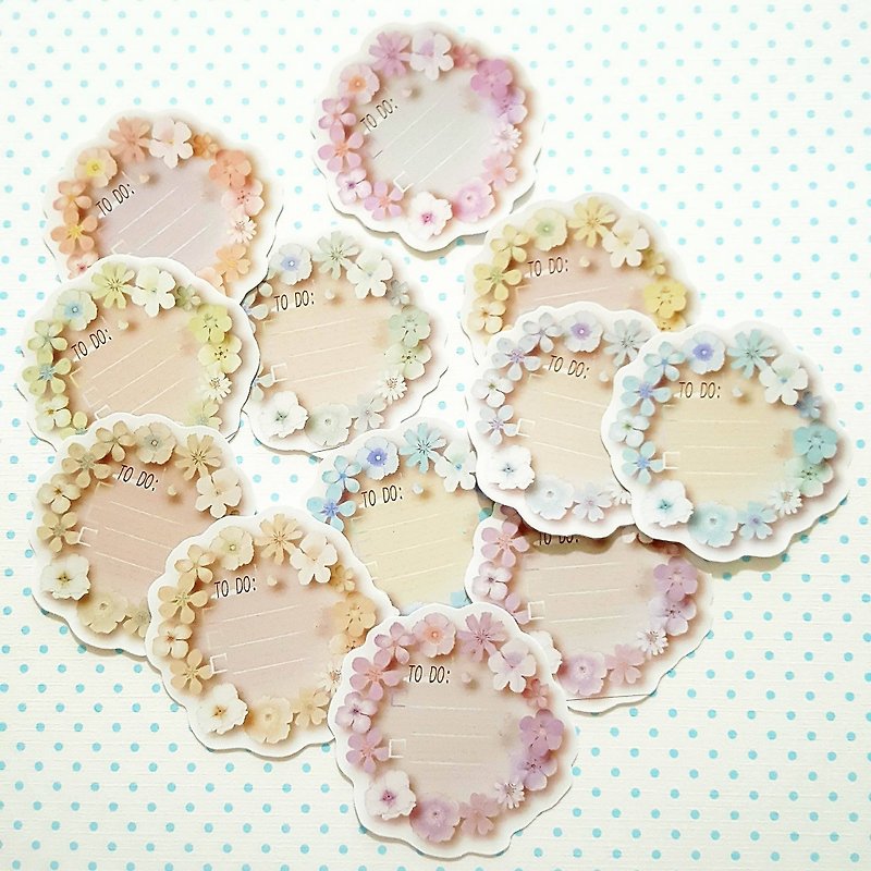 TO DO Wreath Sticker (optional material) - Stickers - Paper 