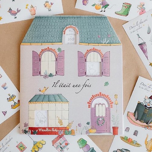 Moulin Roty 法國 Moulin Roty 魔法老鼠彩色書與貼紙 (160小張)