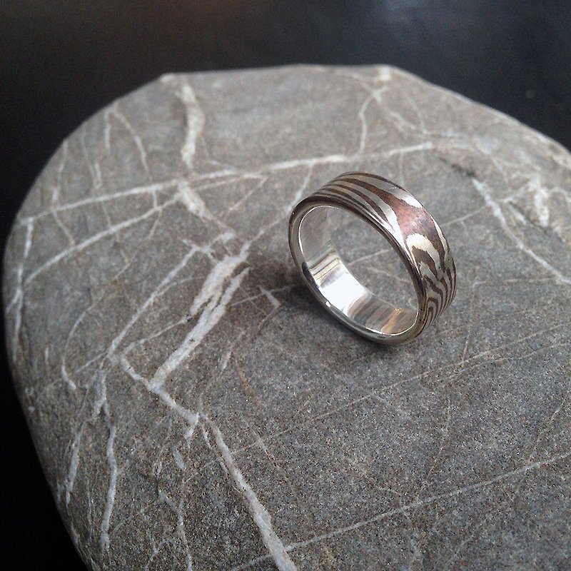 Running Meteor D Style/Mumu Gold Handmade Ring/Tail Ring, a poetic piece created by Qing Metallurgist! - แหวนทั่วไป - เงิน 