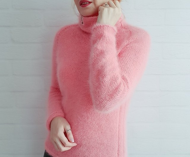 Fluffy Turtleneck Sweater