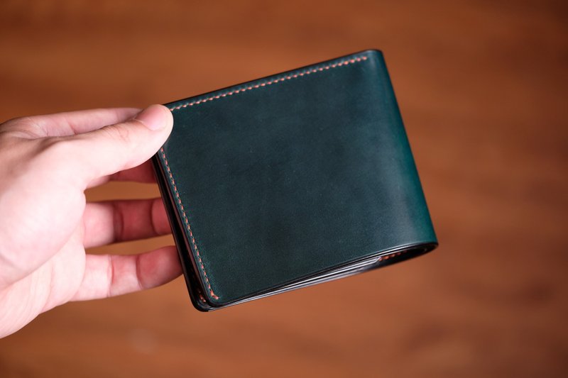 Mildy Hands - 皮夾 Horween shell cordovan / Buttero - 錢包/皮夾/長短夾 - 真皮 綠色