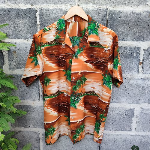 goodviewvintageshop Vintage 60s Unknow Brand Tropical Perfection Hawaiian Shirt