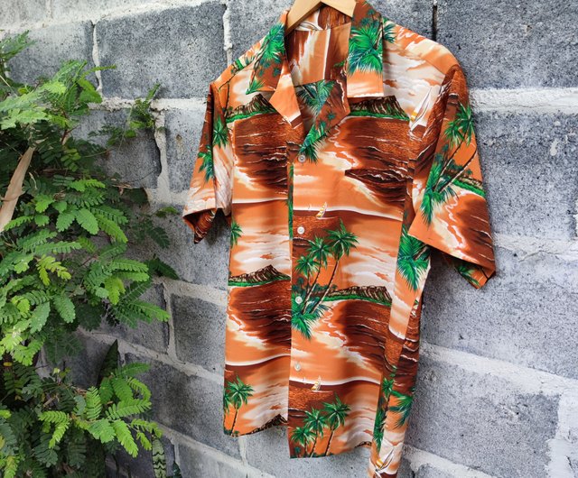 เสื้อฮาวายวินเทจ Vintage 60-70s Unknow Brand Tropical Perfection