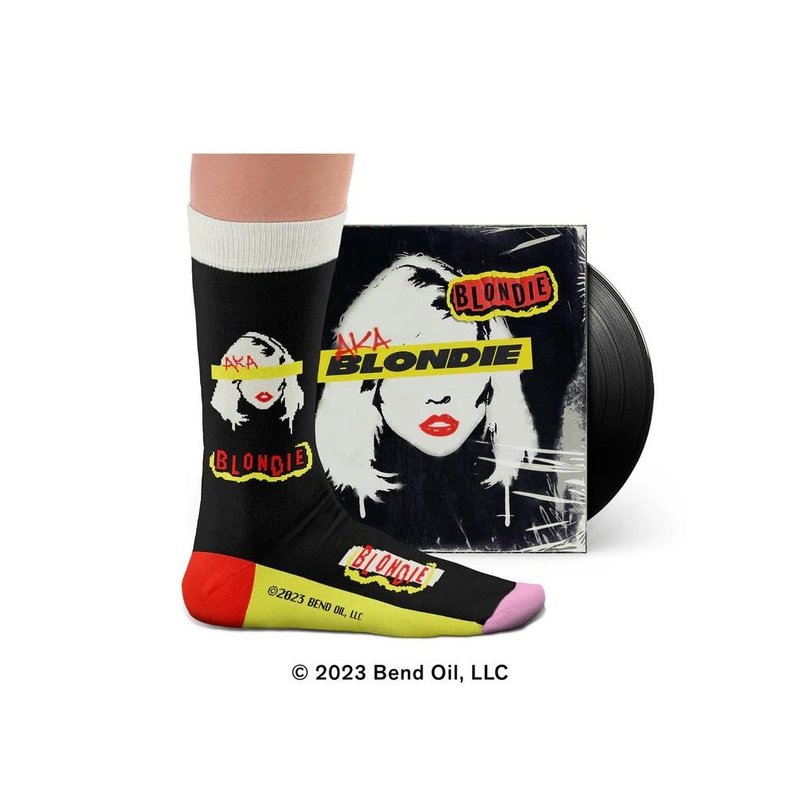 【葡萄牙進口】AKA Blondie Socks (L) 中筒襪 男襪 女襪 - 襪子 - 棉．麻 黑色