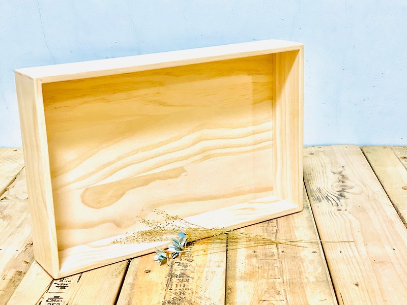 極簡 木盒 4 號盒【 43 x28 x8 】- 木作系列 - 給家一個溫暖 - 居家收納/收納盒/收納用品 - 木頭 