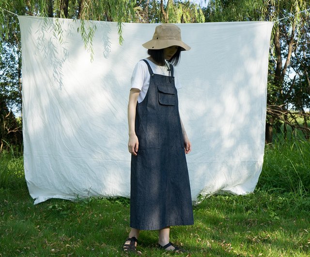 Denim overall shop skirt yarn