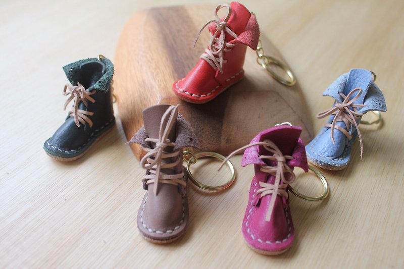 [Manual] Mini5 small boots - Keychains - Genuine Leather 