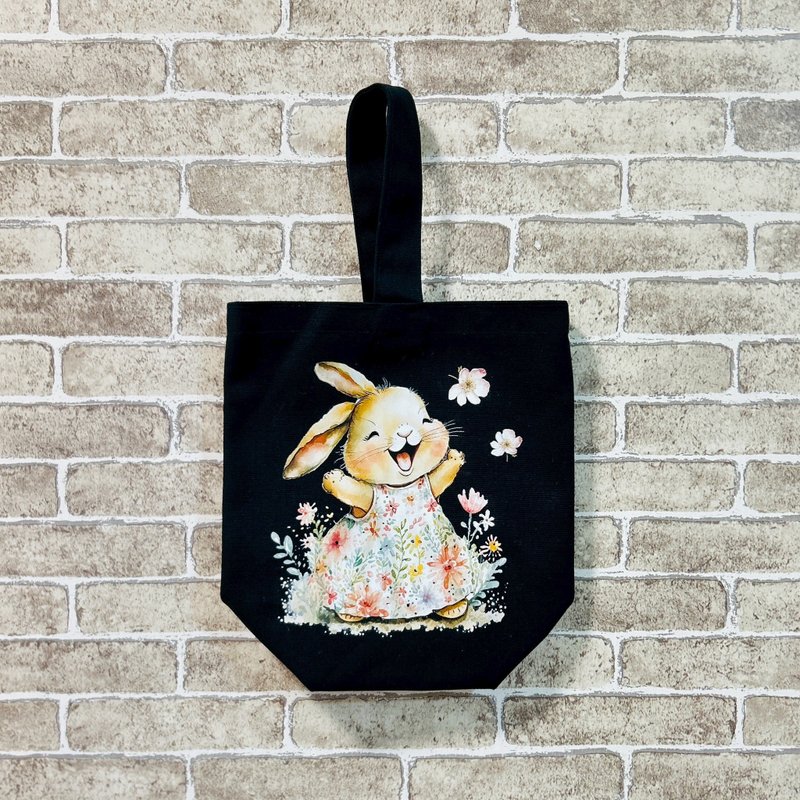 【手工製作】單面插圖手提袋 – 可水洗 - 手提包/手提袋 - 棉．麻 多色