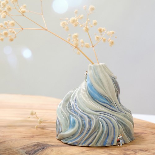 Snail Workshop@淼小 高山-雕刻陶瓷花瓶