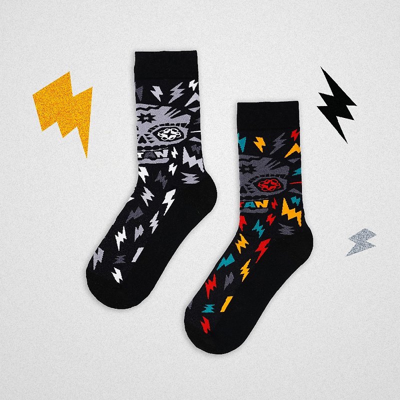 Style Life Socks Crazy Party - Socks - Other Materials Multicolor