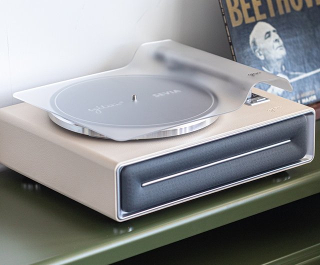 Syitren レコードプレーヤー型bluetoothスピーカー Hifi高音質 一体型レコードプレーヤー 内蔵スピーカー Bluetooth