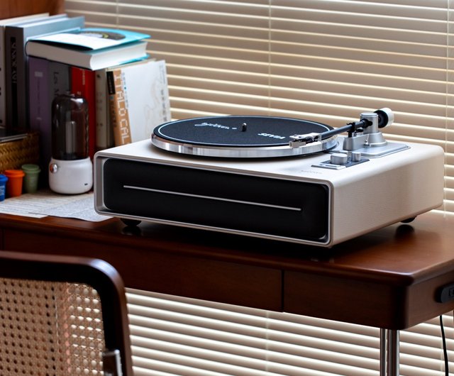 Hifi高音質 一体型レコードプレーヤー 内蔵スピーカー Bluetooth