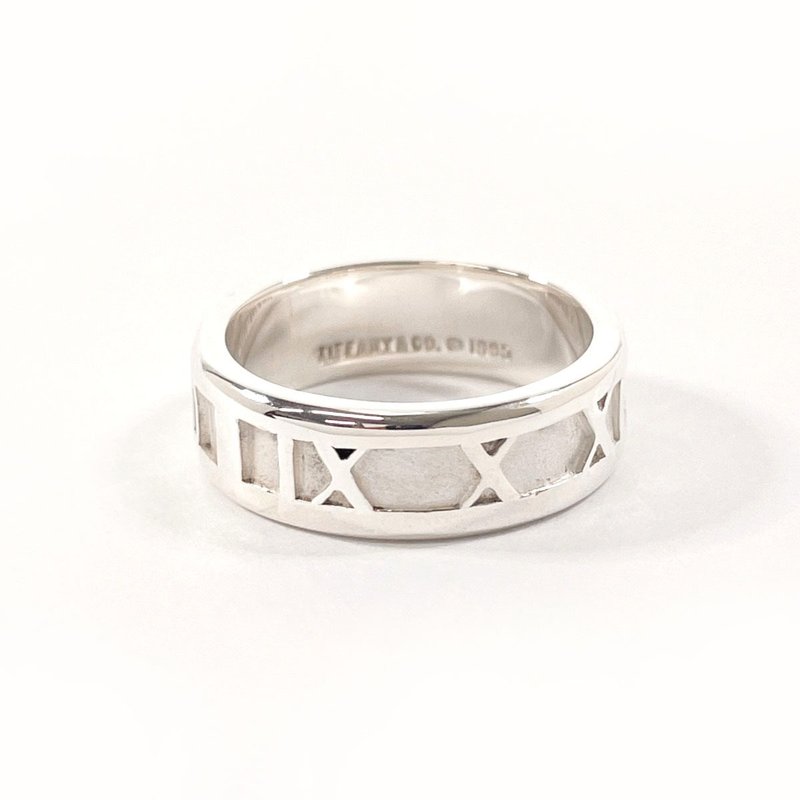 【日本直送 中古美品】14号 ティファニー TIFFANY&Co. リング・指輪 アトラス シルバー925 アクセサリー 新品仕上げ済み - 戒指 - 純銀 銀色