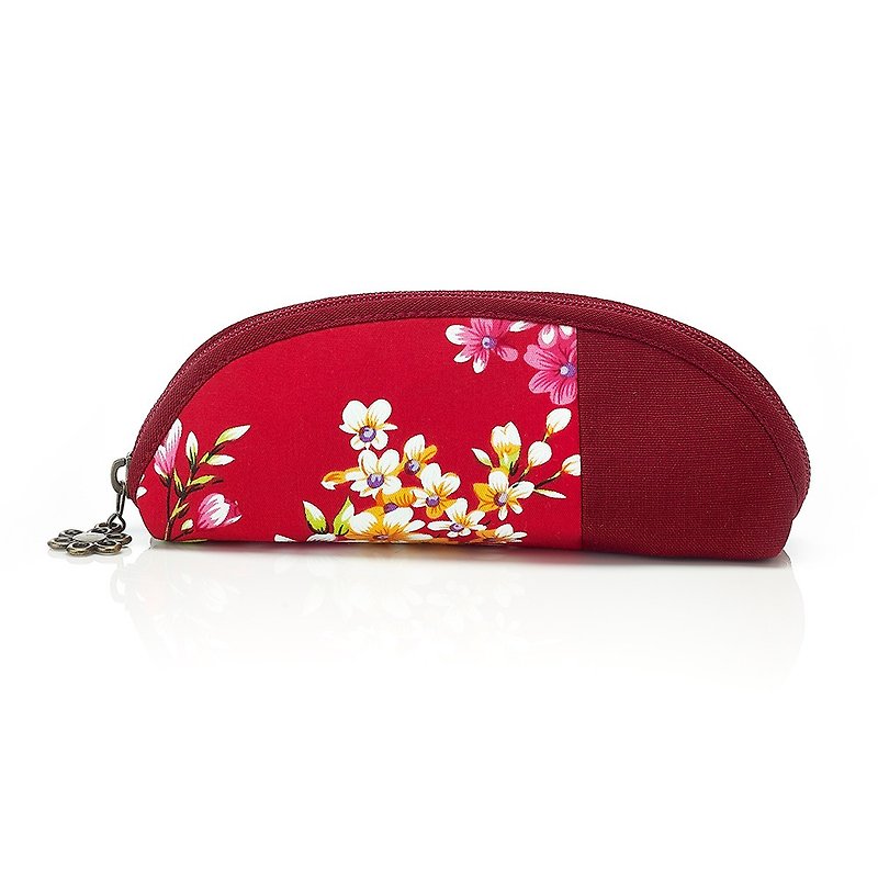 【Mr. Flower】Glasses bag - Toiletry Bags & Pouches - Cotton & Hemp Multicolor