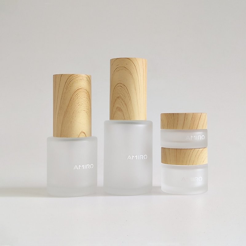 【AMIRO】4-piece cosmetic bottle set - Storage - Other Materials Multicolor
