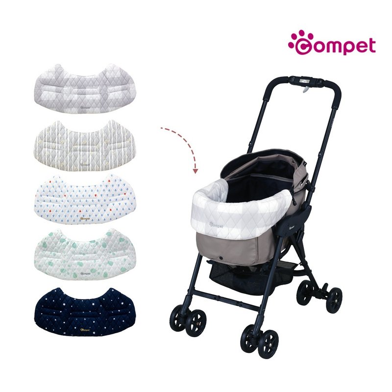 Compet pet stroller comfort mat (applicable to all series of strollers) - กระเป๋าสัตว์เลี้ยง - ผ้าฝ้าย/ผ้าลินิน 