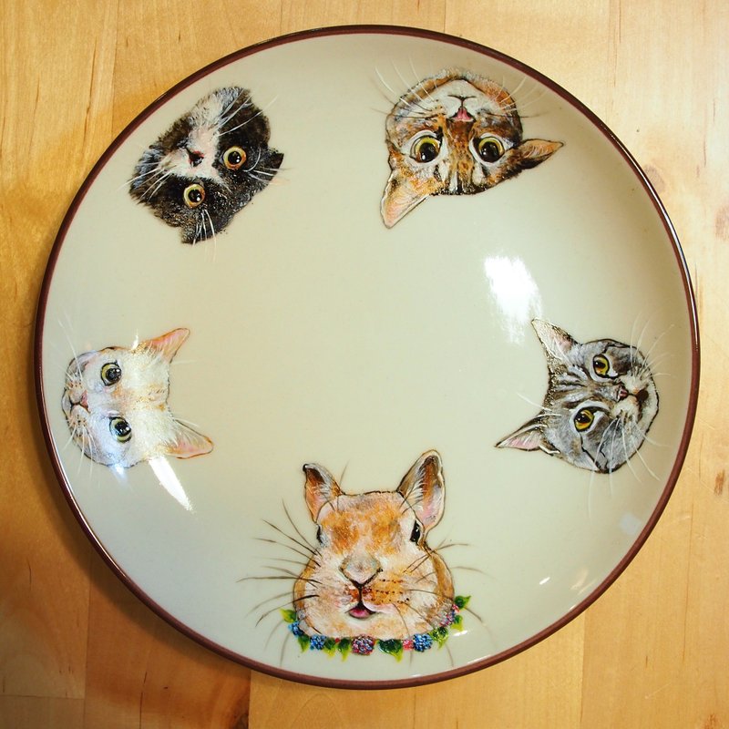 Wall decorative plate / dessert plate series - Gross child platter - Small Plates & Saucers - Porcelain 