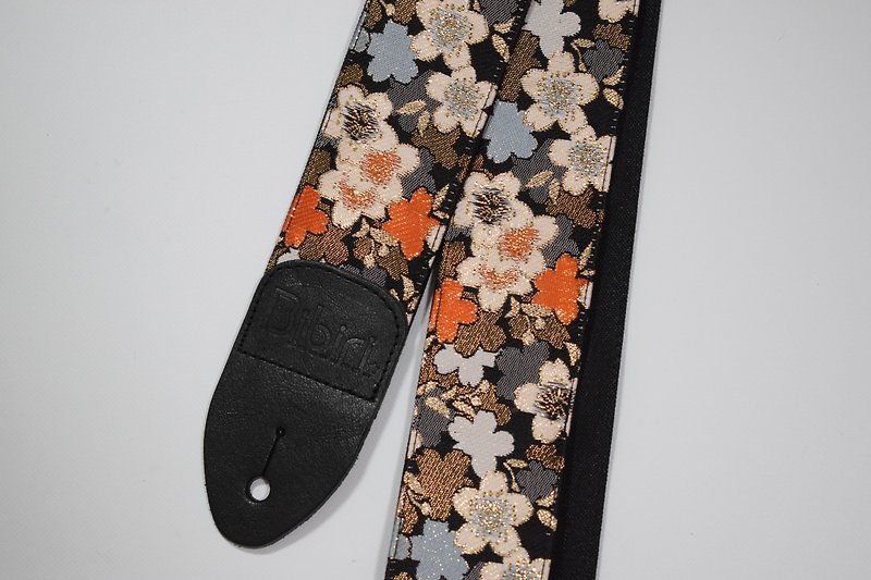 Canvas guitar strap  Kurashiki canvas & Tochigi leather - Other - Cotton & Hemp Khaki