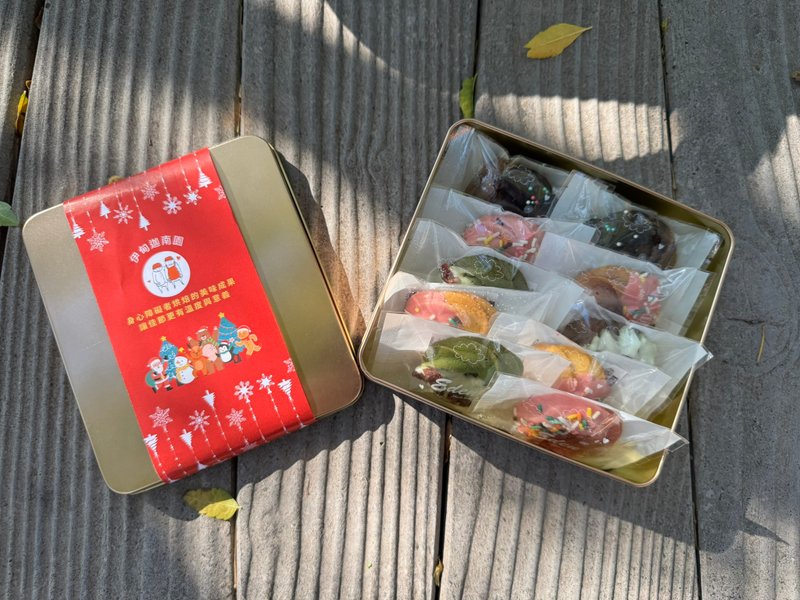 【伊甸台中迦南園】聖誕節 花圈曲奇禮盒 11/20後出貨 - 零食/點心 - 其他材質 多色