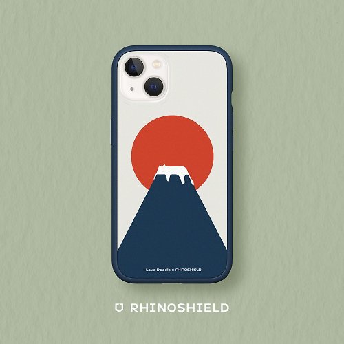 犀牛盾RHINOSHIELD Mod NX邊框背蓋手機殼∣ilovedoodle/富士山 for iPhone