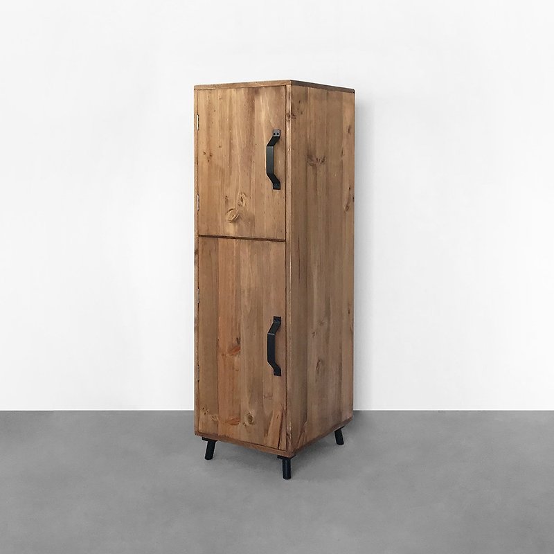 Solid wood sliding door locker CU076 - Other Furniture - Wood 