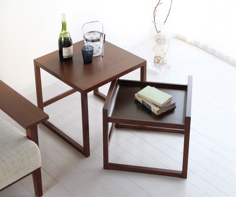 旭川家具 cosine nagahara 無垢嵌套桌 NEST TABLE - 餐桌/書桌 - 木頭 