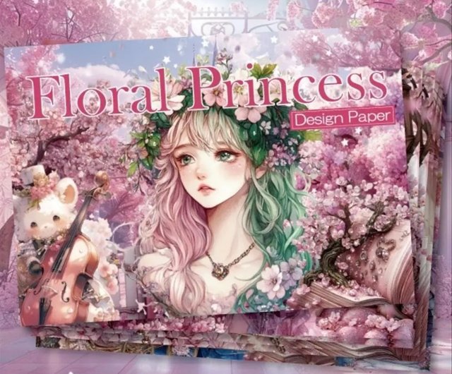 完売▶︎neneさまフローラルプリンセスsakuraメモ＆デザペセット♡ 完売▶︎neneさまフローラルプリンセスsakuraメモ＆デザペセット♡