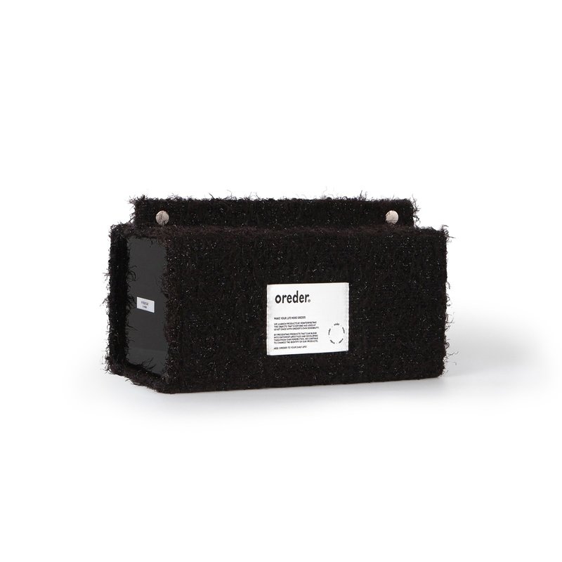 ATC(Another Tissue Case) Tweed - 面紙盒 - 繡線 黑色