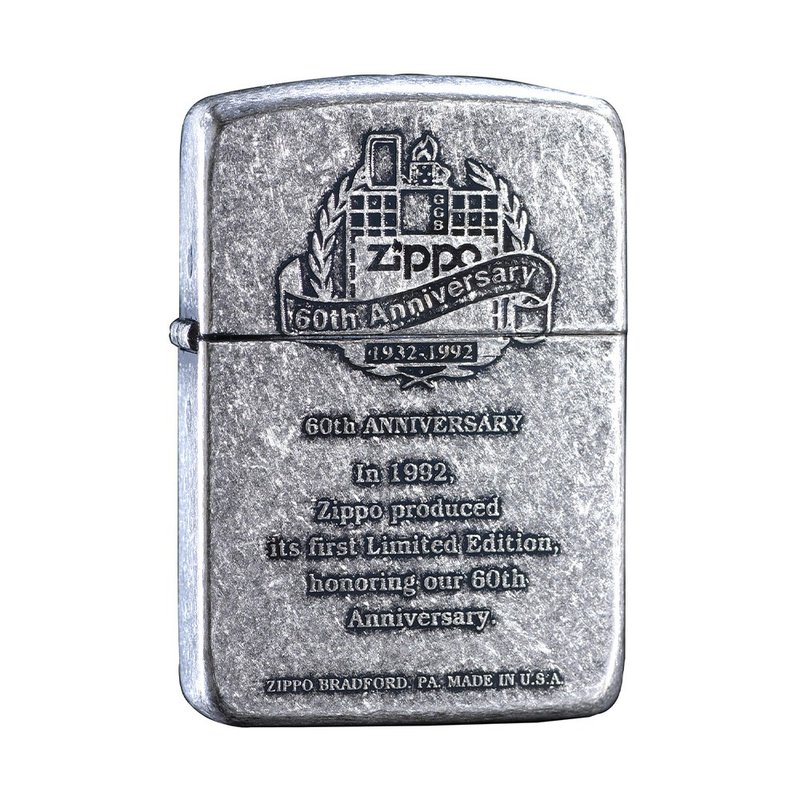 【ZIPPO官方旗艦店】1941復刻六十周年紀念款防風打火機ZA-1-61G - 其他 - 銅/黃銅 銀色