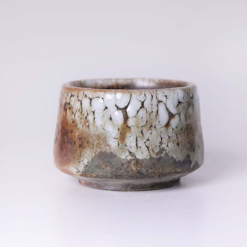 明芽窯 l 柴燒縮志野茶盌茶碗 - 茶壺/茶杯/茶具 - 陶 多色