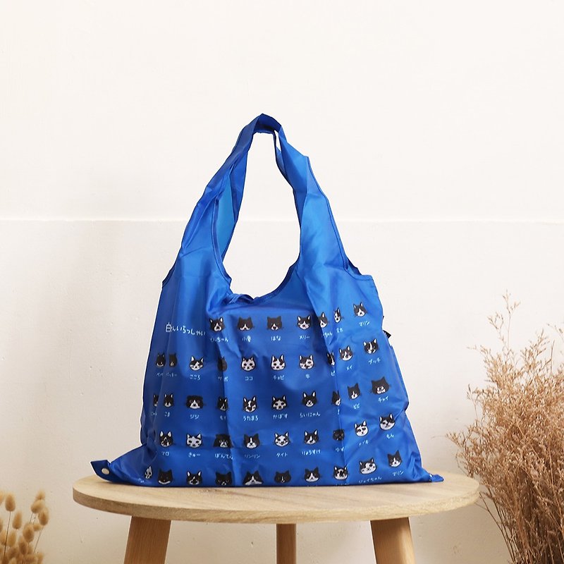 Prairie Dog Design Bag/Eco Bag/Shopping Bag/Handbag-White and Black Cat Family - Other - Polyester Multicolor