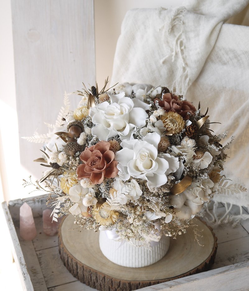 Non-subscribers do not place orders for customized works - Dried Flowers & Bouquets - Plants & Flowers White