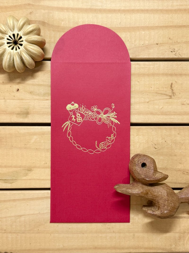 捲毛斑斑 X 萬用紅包袋_3入 - 利是封/揮春 - 紙 紅色