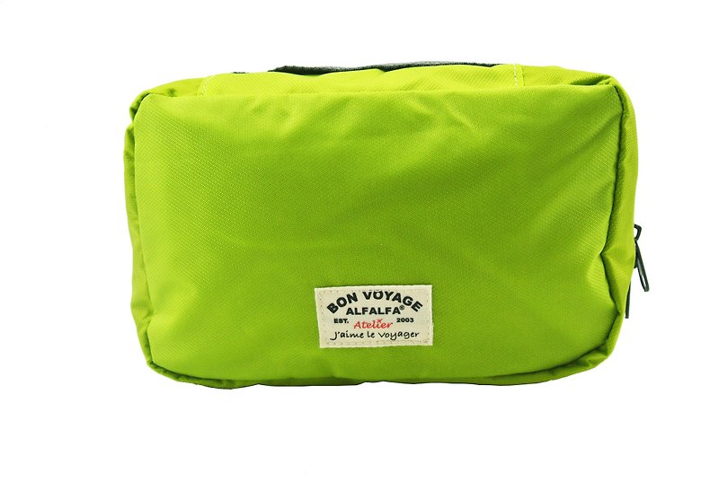Jaime le Voyage青綠色洗漱袋 - 化妝袋/收納袋 - 聚酯纖維 