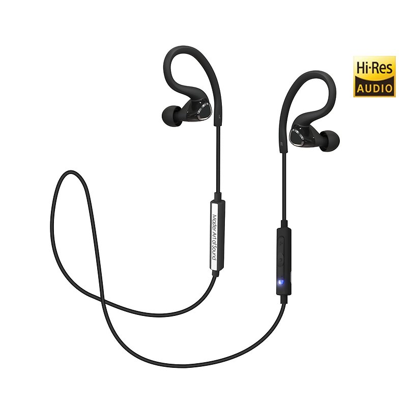 MAS SEATTLE WAVE Bluetooth waterproof in ear monitor - Headphones & Earbuds - Plastic Black