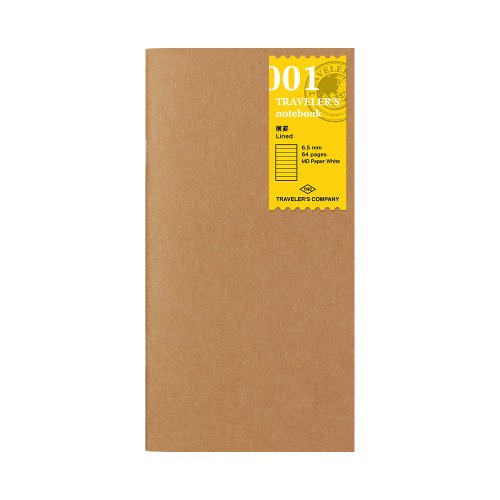 TRAVELER’S COMPANY Traveler's Notebook 補充包 橫線 001