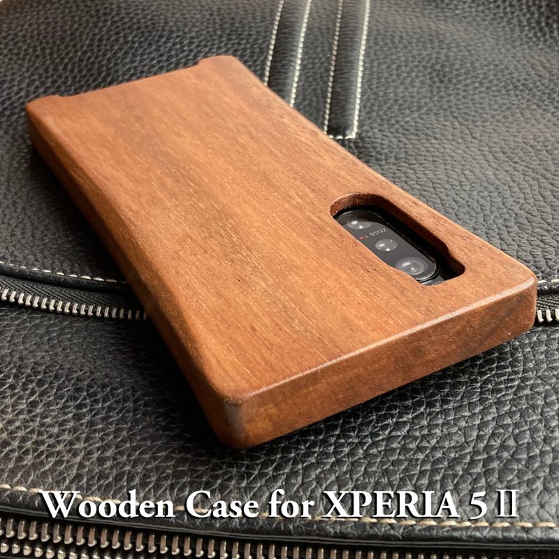 [Made to order] Achievements and secure support XPERIA 5ii (mark2) dedicated custom-made wooden case - เคส/ซองมือถือ - ไม้ 