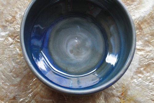 波力兔手作舍 寶石藍餐碗