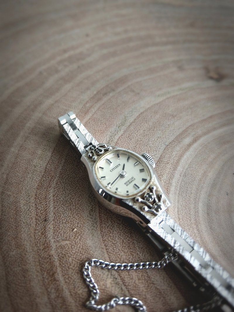 CITIZEN Star Vintage Bracelet Antique Female Watch Hand Chain Clock Valentine's Day Gift - นาฬิกาผู้หญิง - โลหะ สีเงิน
