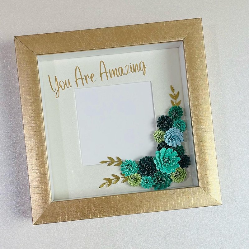 Spring Photo Frame-You Are Amazing - Picture Frames - Paper Green