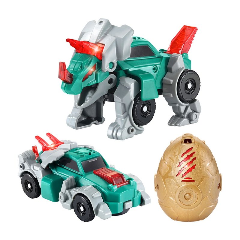 Vtech 3-in-1 sound and light DIY transforming dinosaur car-Triceratops - Kids' Toys - Plastic 