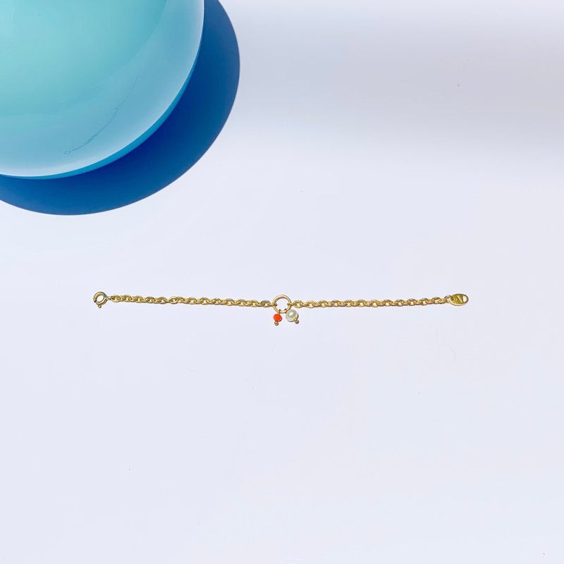 Ring Mela Fresh Water Pearl - 手鍊/手環 - 水晶 多色
