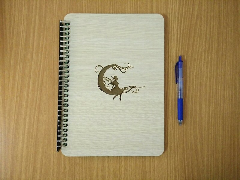[Teacher’s Day Gift] B5 two-leaf 26-hole notebook─month - Notebooks & Journals - Wood 