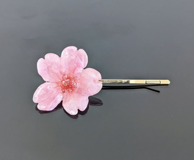 Early bloom 本物のお花 こだわりのお花で仕上げる河津桜の髪