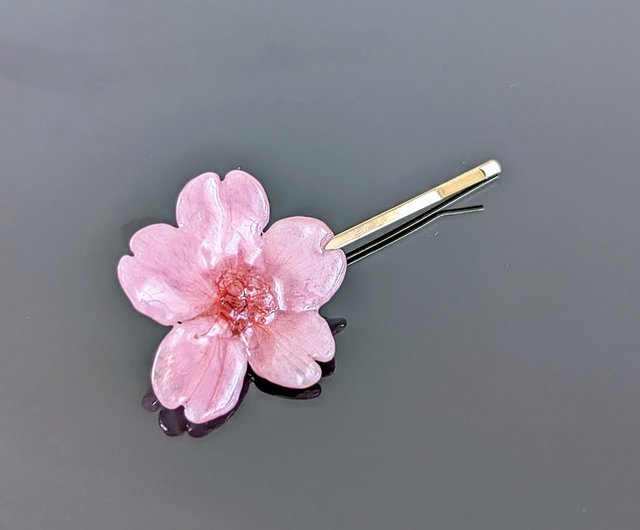 Early bloom 本物のお花 こだわりのお花で仕上げる河津桜の髪飾り