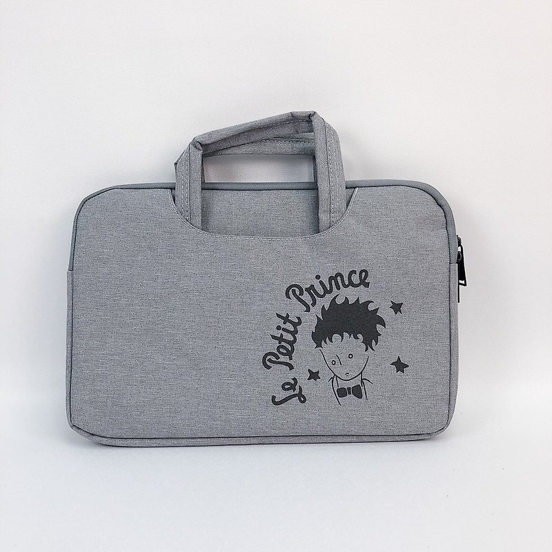 Little Prince Classic Edition License - Computer Bag (Iron Grey) - กระเป๋าแล็ปท็อป - ผ้าฝ้าย/ผ้าลินิน สีดำ